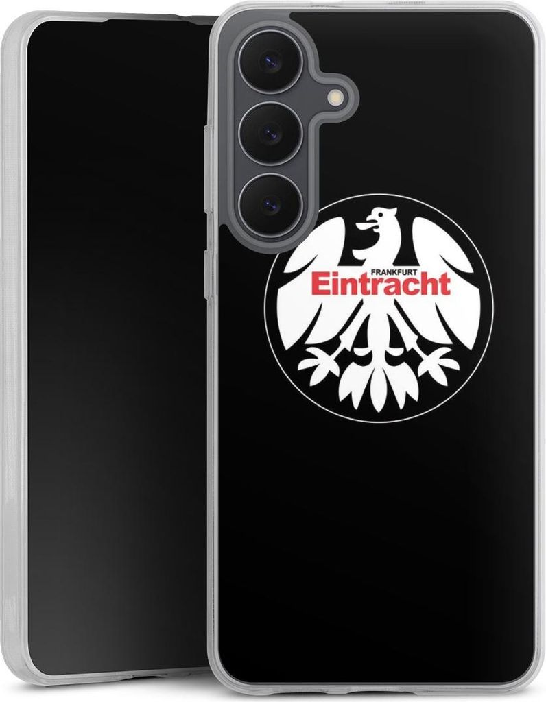 DeinDesign Handyhülle für Samsung Galaxy S25 FE Silikon Hülle Case Smartphone Schutzhülle Eintracht Frankfurt Offizielles Lizenzprodukt SGE