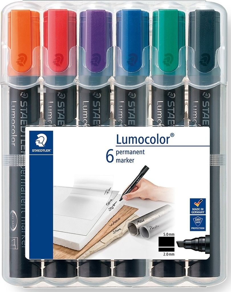 Permanentmarker Lumocolor Aufstellbox VE=5x6 Stück