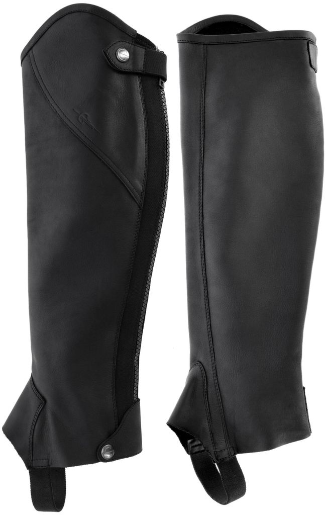 Covalliero Leder Chaps Premium black FS 2026, Größe:S