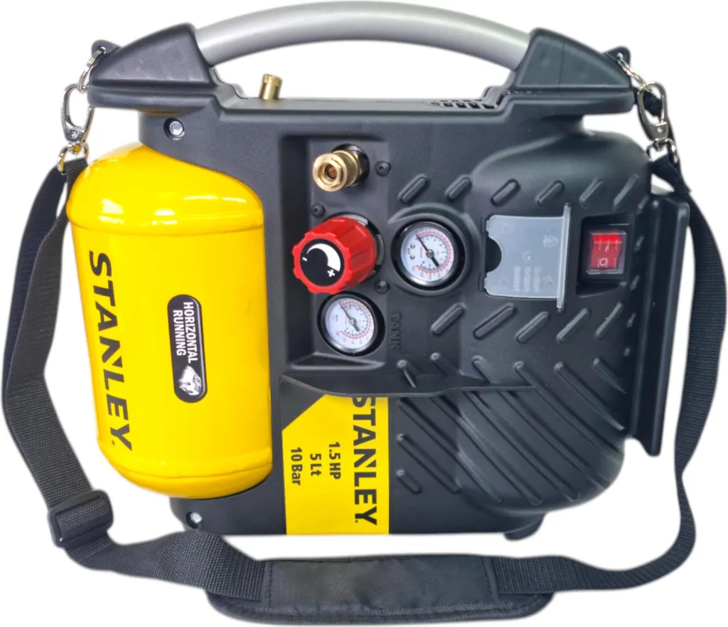 Compresseur sans huile Stanley 10 bar - Modèle DN 200/10/5 compact 5L - 18