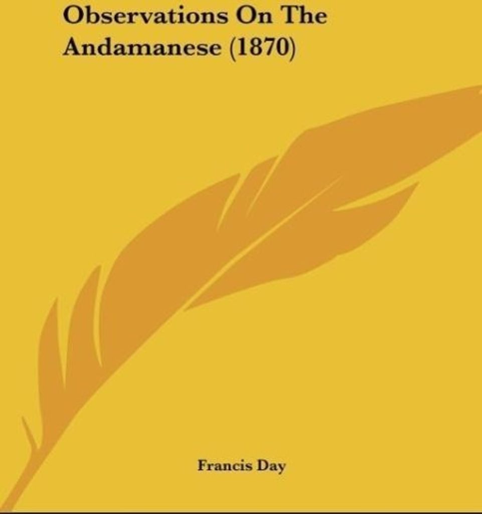 Observations On The Andamanese (1870)