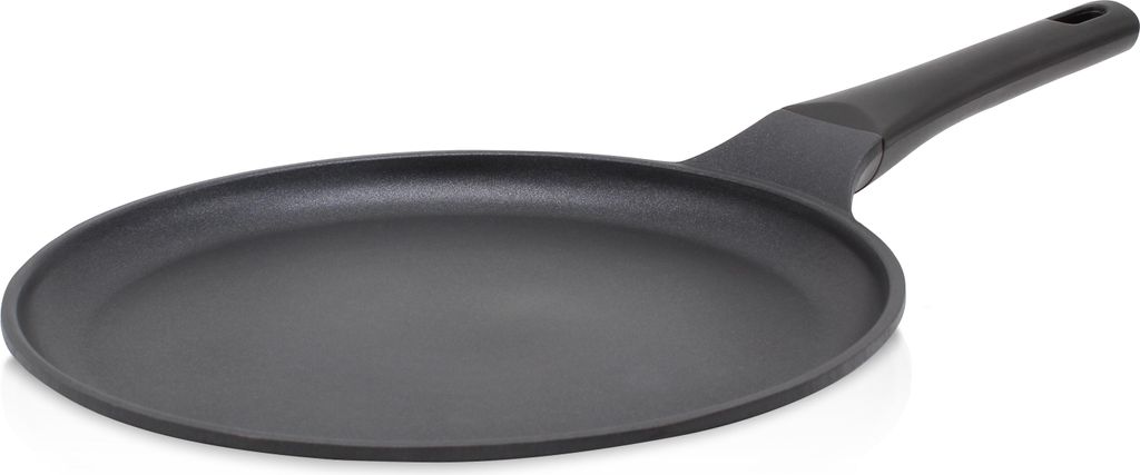 Karl Krüger CD28 Aluguss-Crêpes Pfanne Delta - Bratpfanne mit hochwertiger Antihaft-Versiegelung und ergonomisch geformten Kunststoffgriff - 28 cm