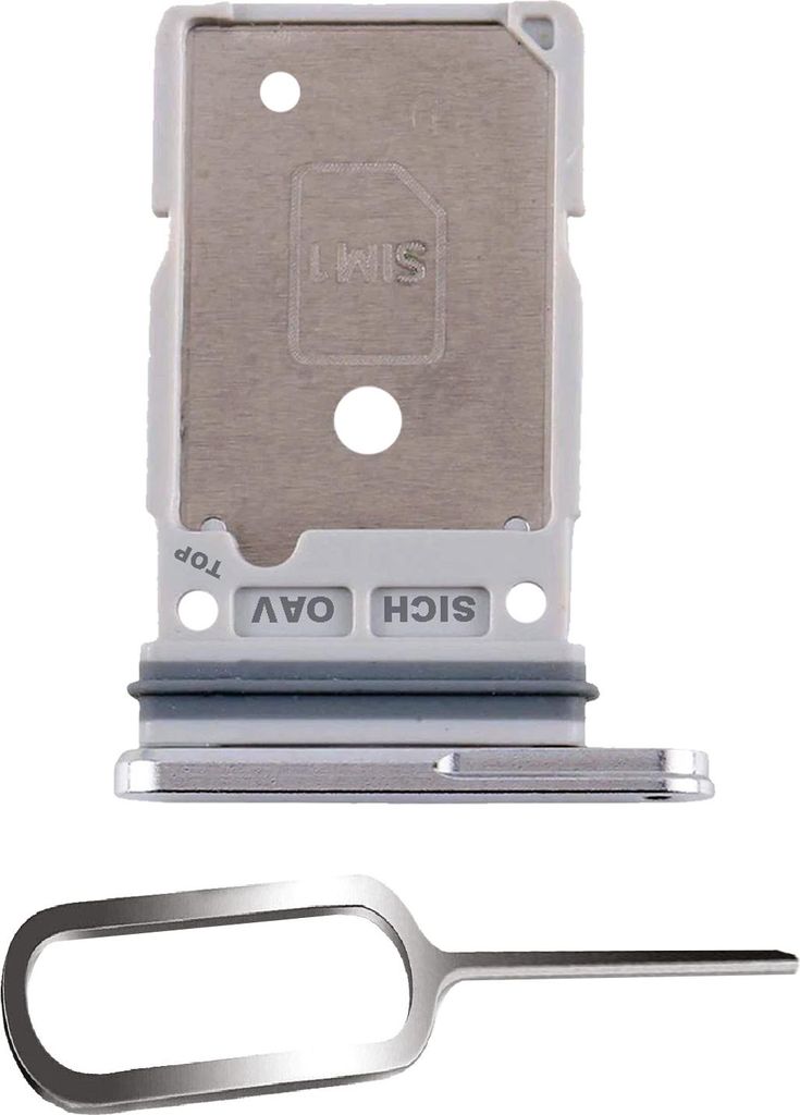 Samsung Galaxy S25 Ultra 5G Sim Karten Halter Tray Adapter Fach Stecker Slot Nadel Pin Dual Titanium Gray