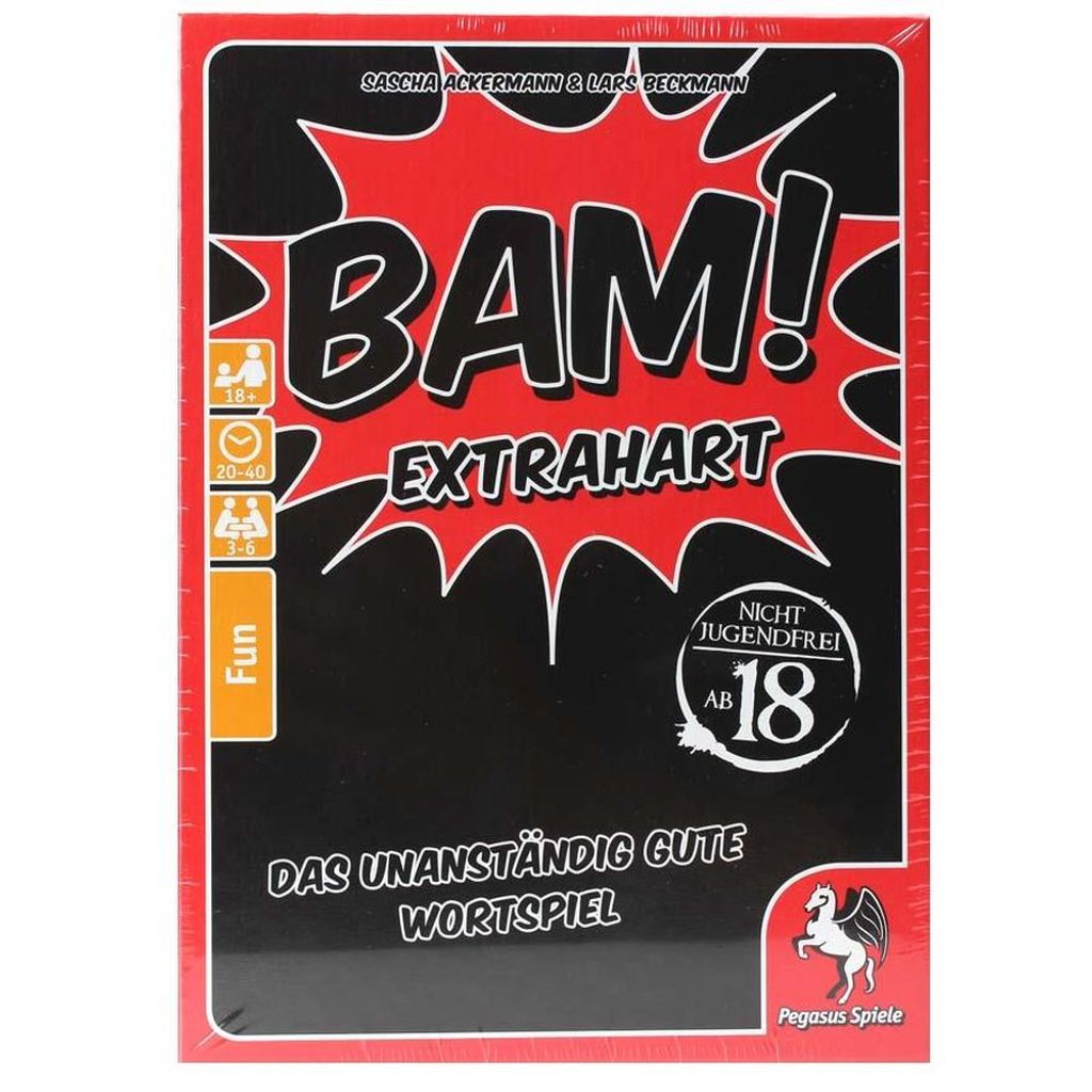 Pegasus BAM! - Extrahart, Kartenspiel, Party, 18 Jahr(e), Produktbild 