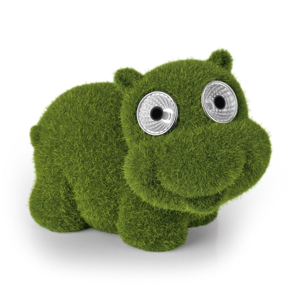 Solarleuchte Hippo Nilpferd Laterne Garten Deko Lampe Weg Licht Figur IP44