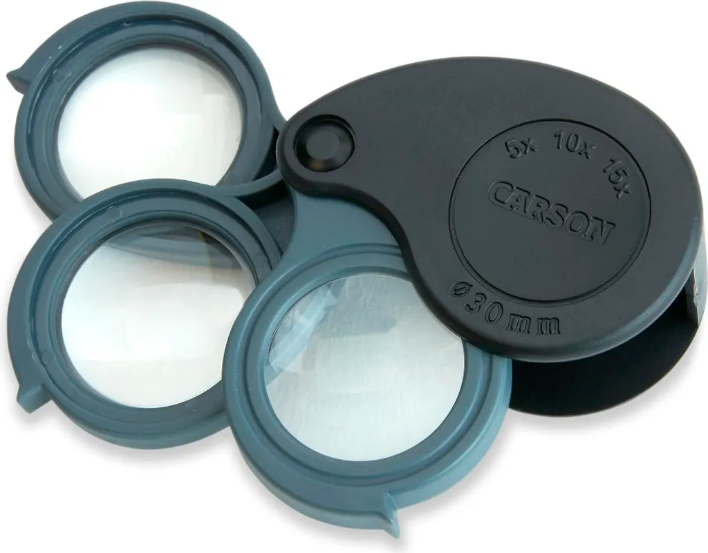 Carson Multi-Power 5-15x30 mm Loupe de Poche avec Grossissement Variable