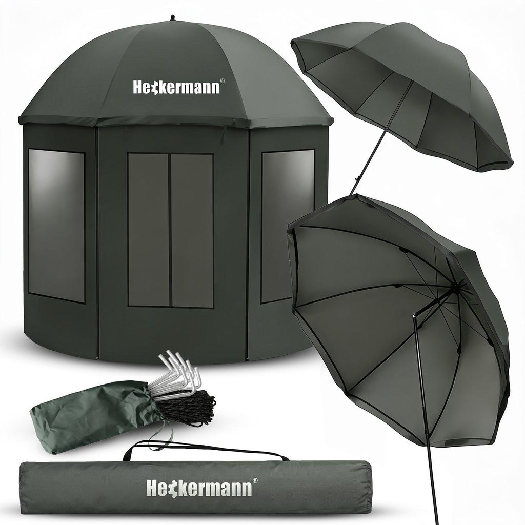 Heckermann TY-54E Angelzelt Schirmzelt 220 x 190 cm Produktbild 