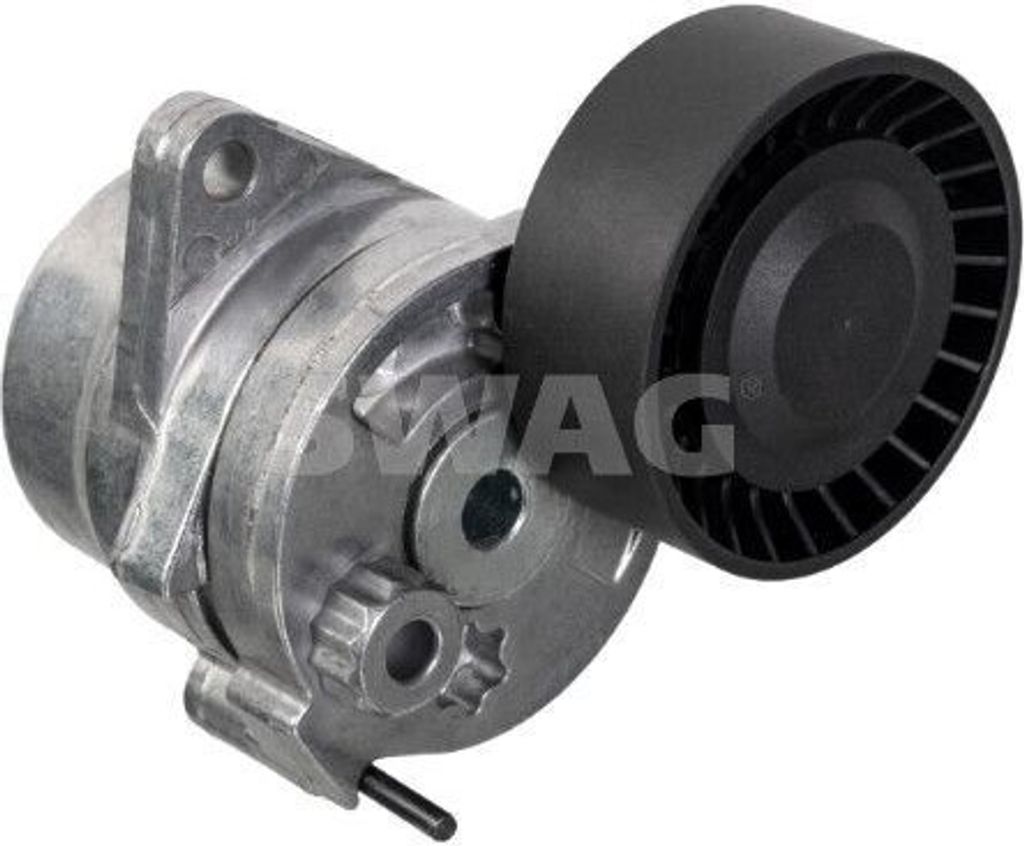 SWAG 10 03 0020 Riemenspanner Keilrippenriemen passend für MERCEDES-BENZ E-Klasse Limousine (W211) Ø70mm Rolle