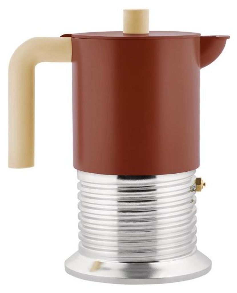 Alessi Vite Espressomaschine Braun 6 PM01/6 BR Produktbild 