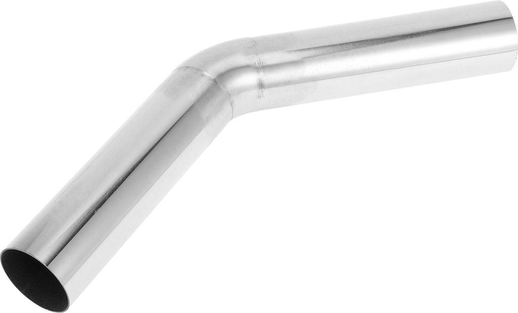 45 Grad Bogen Auspuffrohr DIY Benutzerdefiniertes Auto Modifiziertes Auspuffrohr Rohrleitung Rohr 51mm / 2" OD 200mm / 7,87" Länge T316 Edelstahl ...