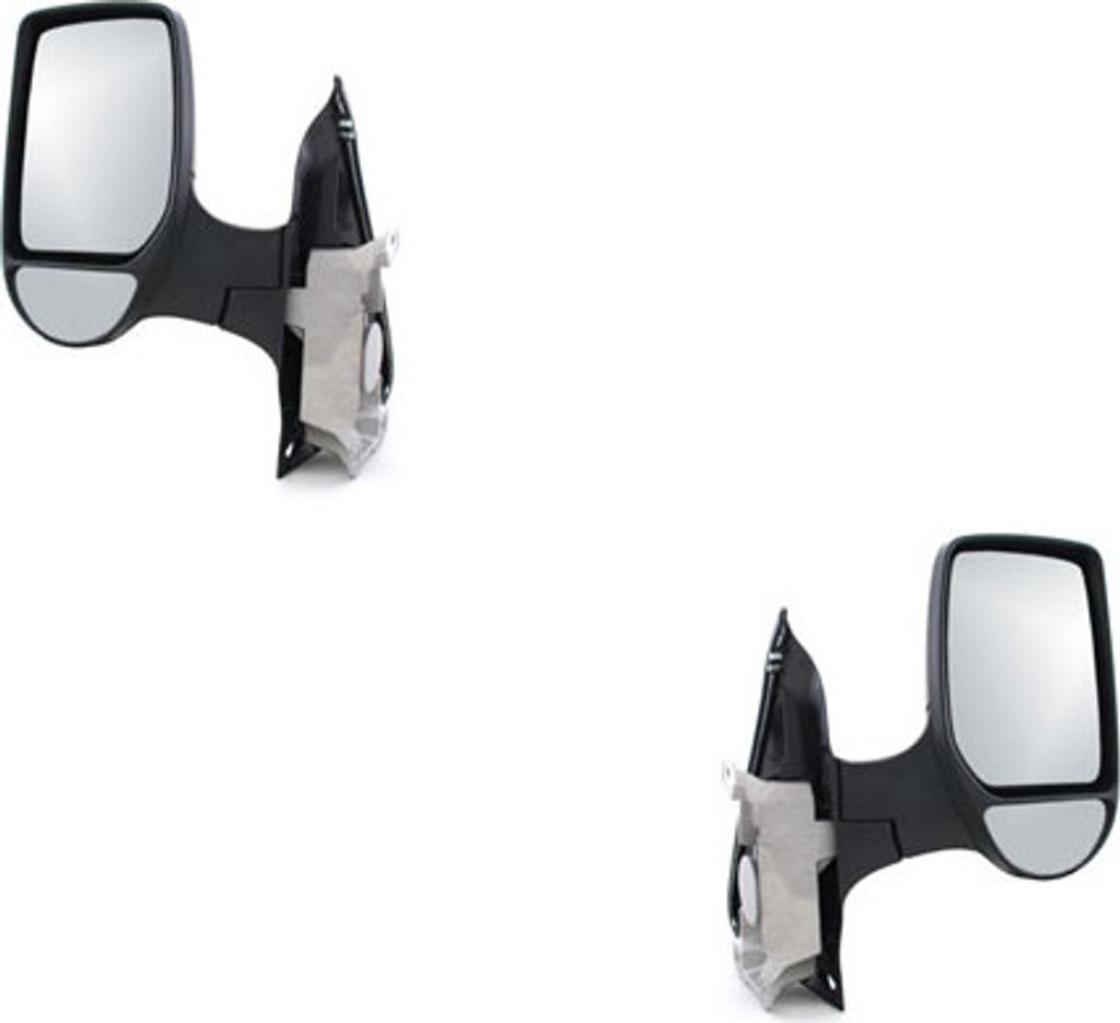 Johns, Spiegel Links & Rechts Set Schwarz passend für Ford Transit 06 FD_/FB_ ab 07/06- 4503300 2C1117C718AA 4059969 4458063 4621166 4643771 YC151...