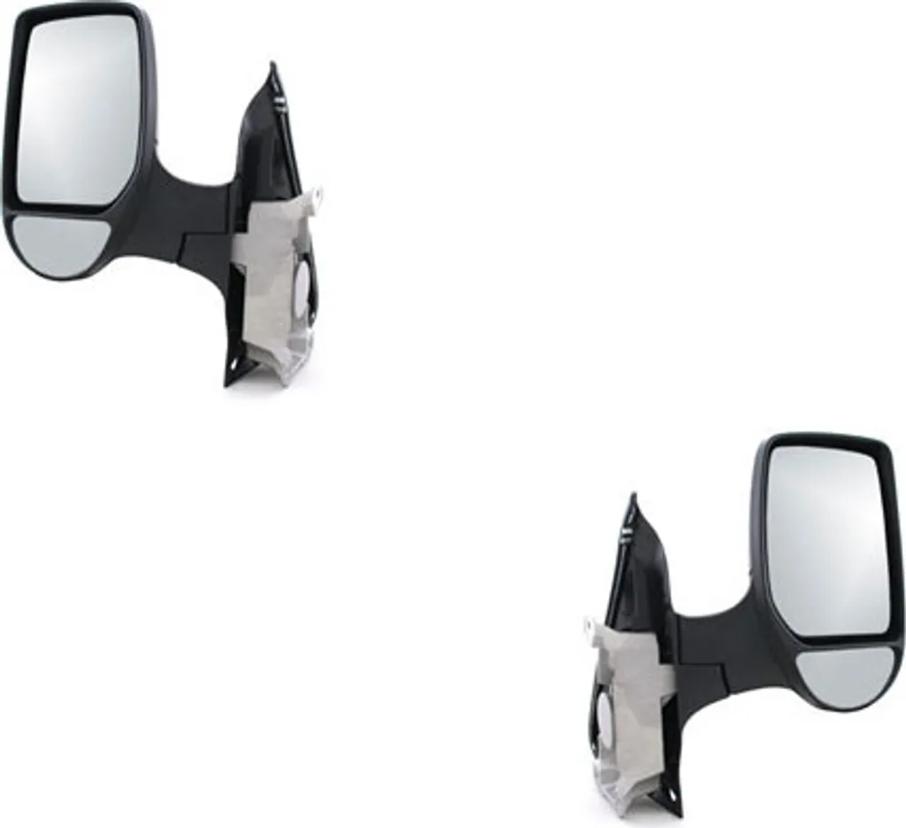 Paire de Rétroviseurs Extérieurs Noirs Ford Transit 06 Châssis FD FB