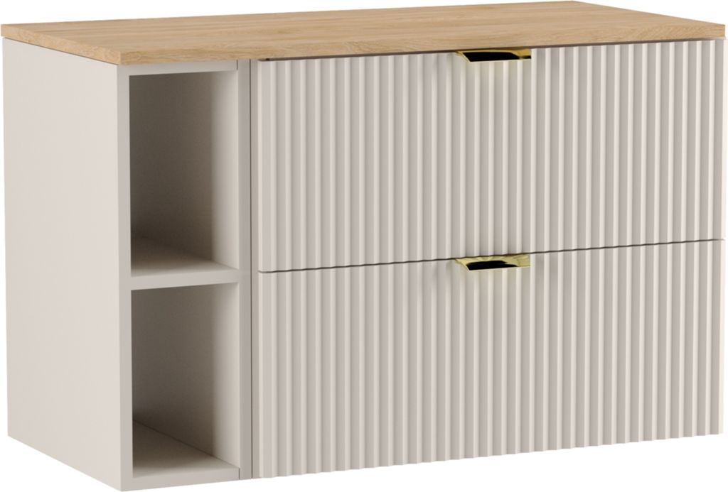 A product shot of a bathroom vanity.