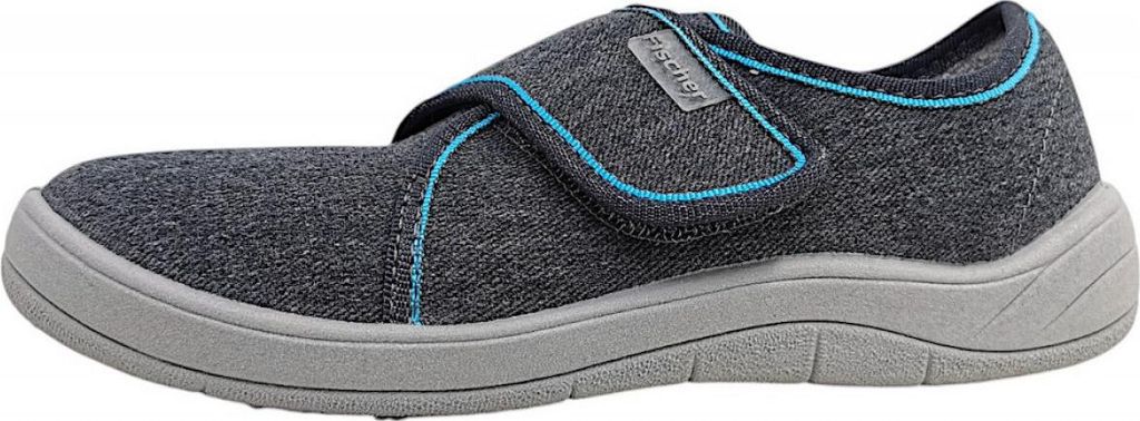 Fischer Markenschuhe Kinderschuhe Jungen Hausschuhe Grau Freizeit, Schuhgröße:32 EU