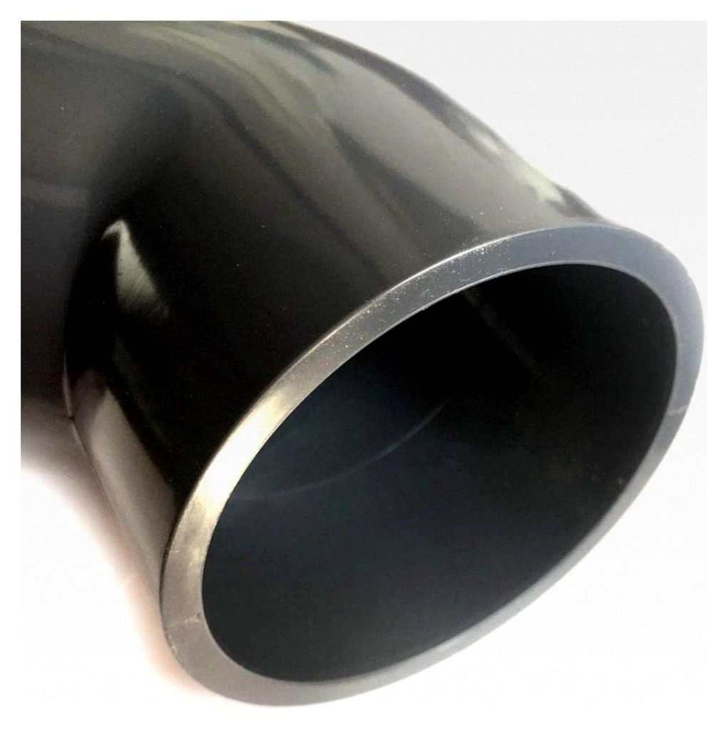 PVC-U Fittinge 50mm Winkelbogen 45° Druckklasse PN 10 = 10 bar nach DIN 8063 mit 2 Klebemuffen für Koiteich und Gartenteich