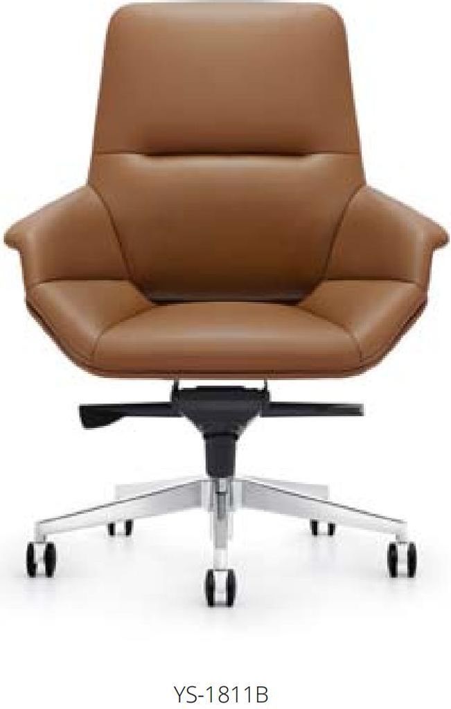 Armchair Leather Upholstery Swivel Luxury Furniture Office Executive Chair New