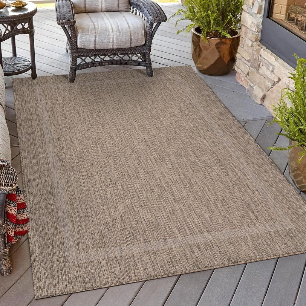 Homebyhome Tappeto Interno Esterno Tessitura Piatta Look Immagine del prodotto 