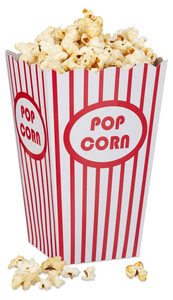 Cornets de pop-corn Relaxdays par 576 pièces pour fête et cinéma maison