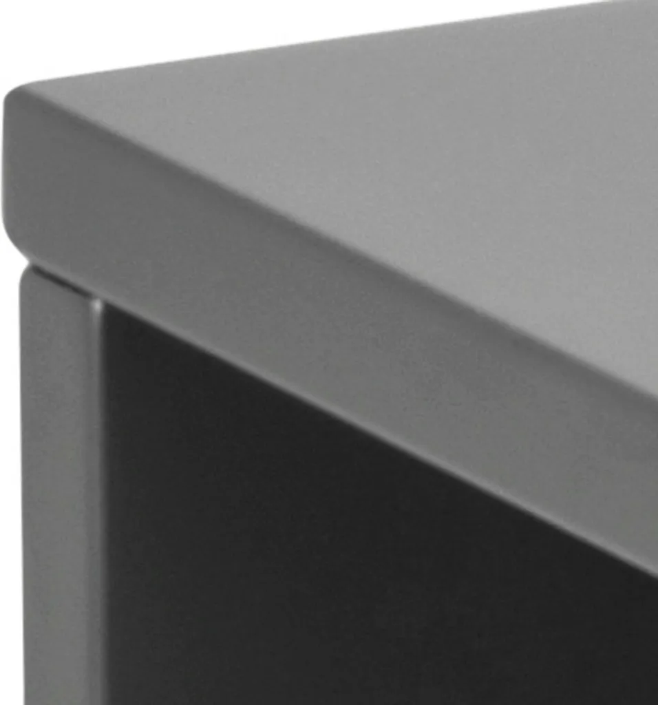 Table de chevet Ashlane compacte grise : solution pour petit espace