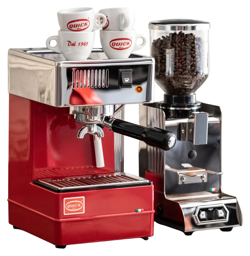 Machine à Café Espresso Manuelle Quickmill Stretta 1.8L Inox Compacte