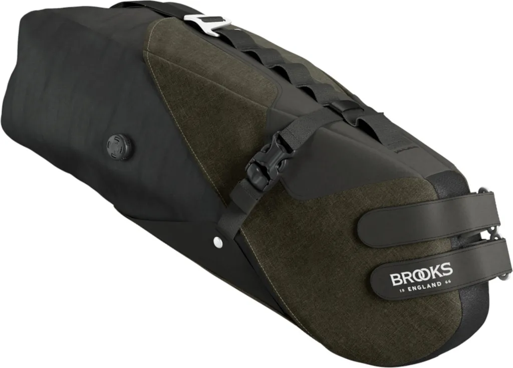 Sacoche Selle Brooks Scape : Voyagez Léger et au Sec en Mud Green 10L