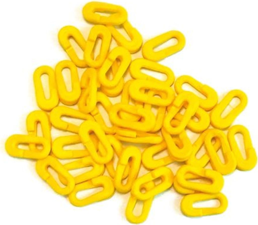 Precision Fast-clips Netz Gelb 80 Stück - Kunststoff Clips für Tornetze