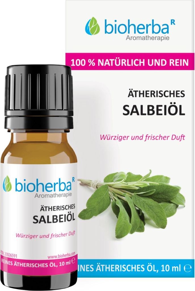 Bioherba Ätherisches reines Salbeiöl 10 ml Produktbild 