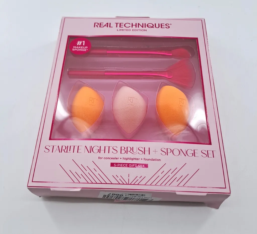 Kit Anti-Traces de Maquillage Real Techniques Pinceaux et Éponge Set