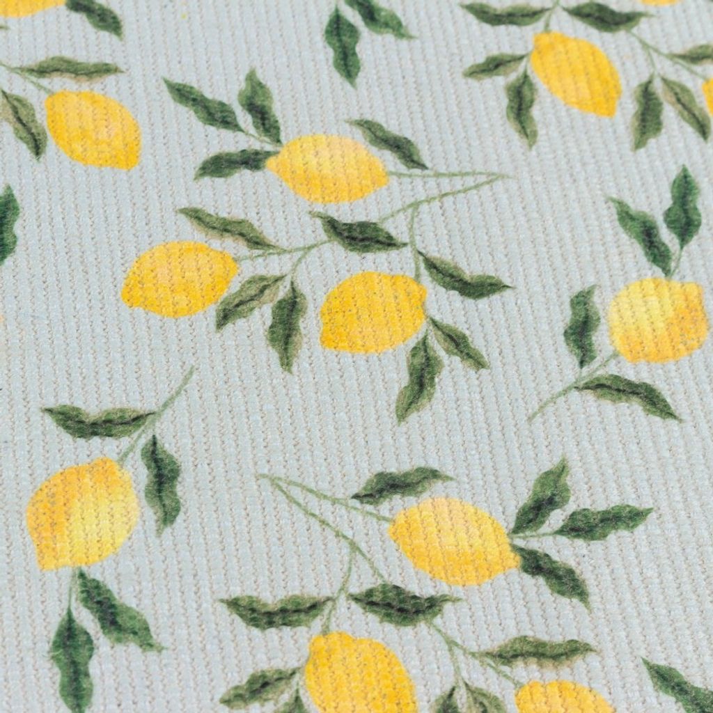 Furn - Tischläufer, Zitrone RV3461 (180 cm x 35 cm) (Blau)