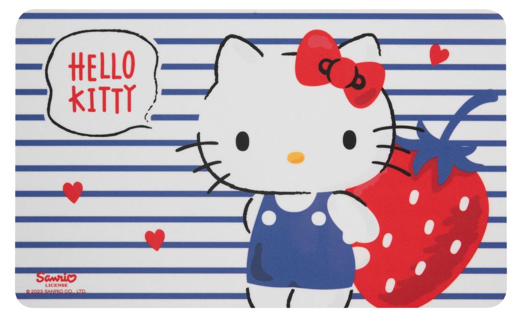 Hello Kitty Brettchen - Strawberry - Frühstücksbrettchen Produktbild 