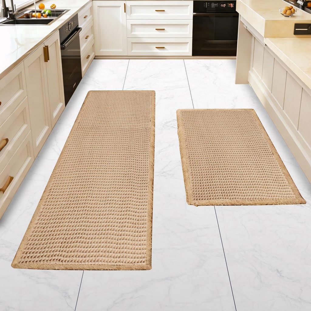 Badezimmerteppich, Badematten-Set, Badematte, Duschmatte, rutschfeste Badematte für Küche, Wohnzimmer, Schlafzimmer, Badezimmer, Badezimmerdekora...