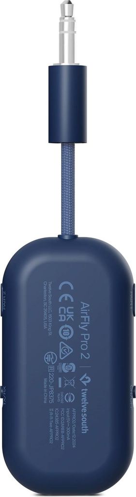 Twelve South AirFly Pro 2, Bluetooth, USB, APTX, Blau, Produktbild 