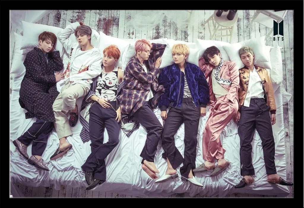 Poster BTS Encadré avec Cadre Shinsuke Noir et Vitre Acrylique 61x91