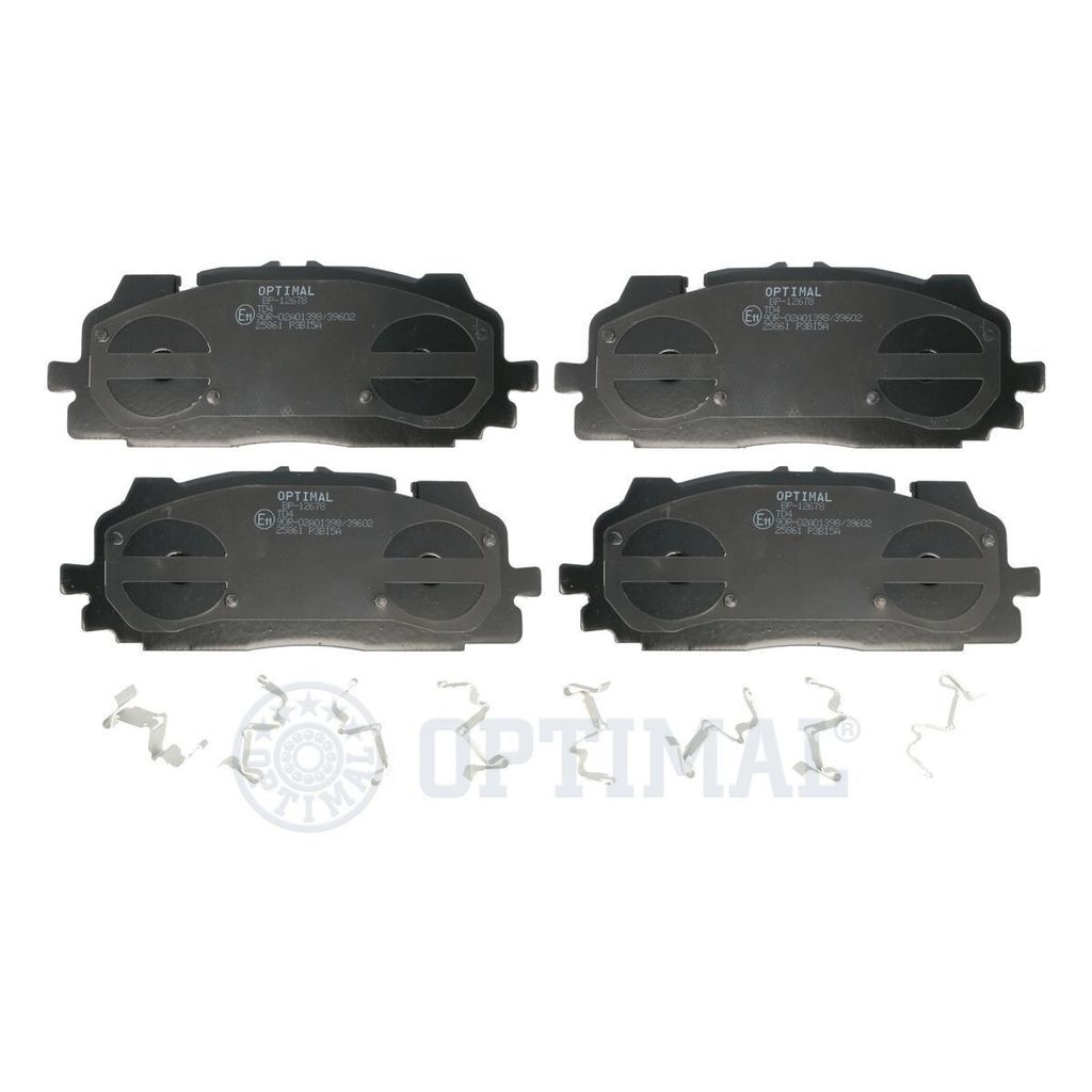 OPTIMAL Bremsbeläge Satz Vorne Bremsklötze für VW Touareg (CR7) BP-12678