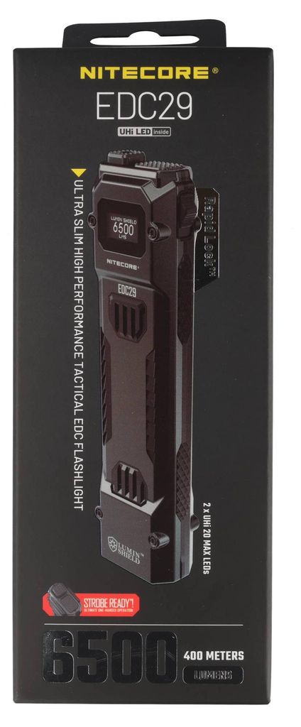 Nitecore EDC29 Luminblade: compacte zaklamp met tactische Productafbeelding 