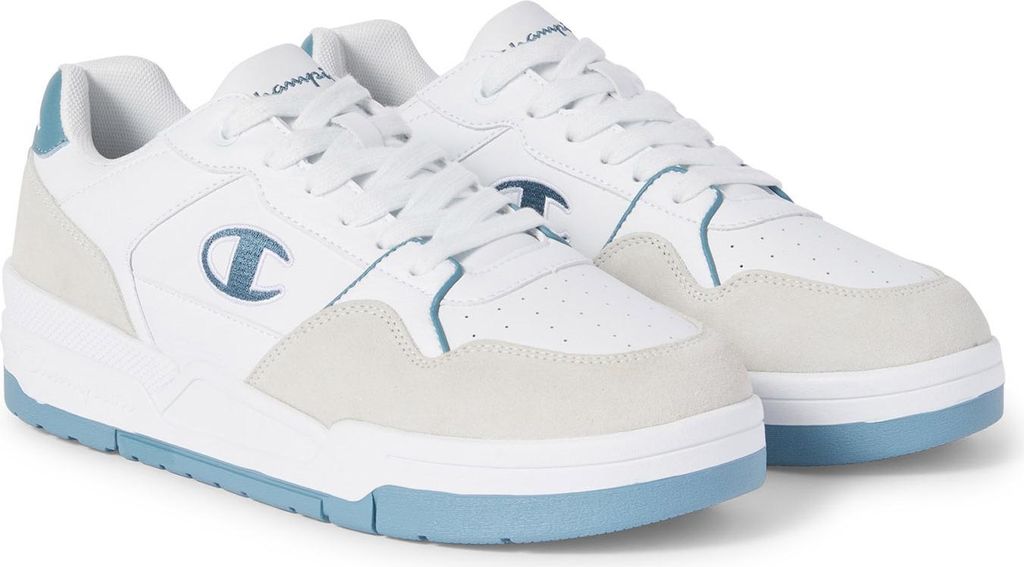 Champion RD PRM Herren Sneaker Leder S22495-CHA-WW038 weiß/blau , Schuhgröße:44 EU