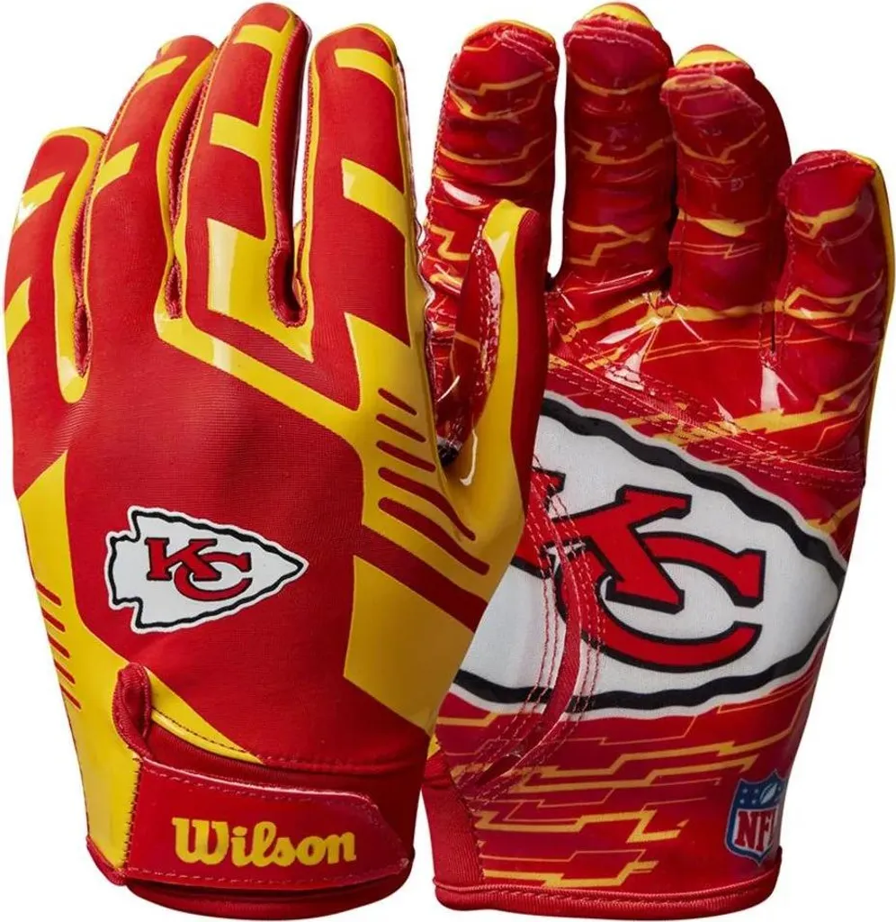 Gants de Football Américain Wilson NFL Kansas City Chiefs pour Jeunes