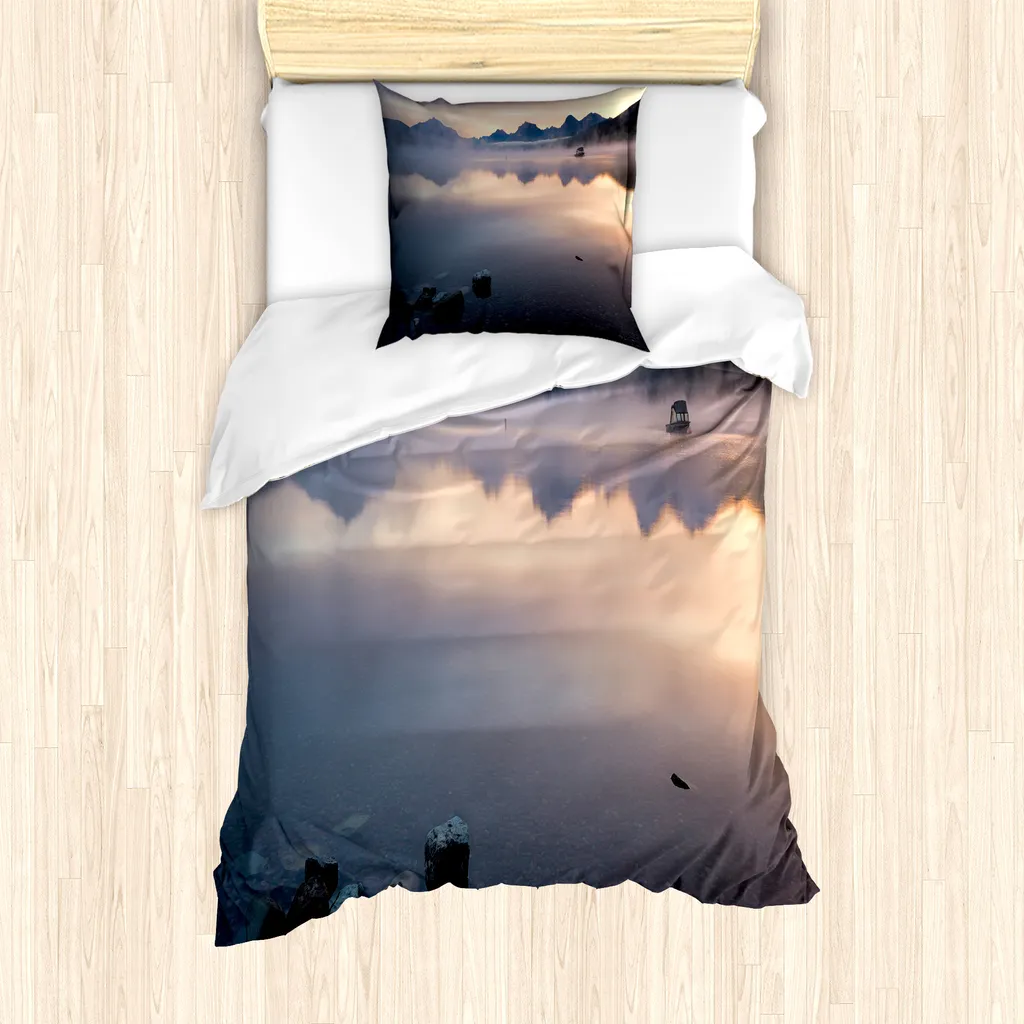 Copripiumino ABAKUHAUS 135x200 Glacier Park: Protezione e Stile