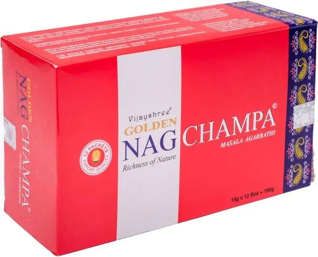 Kadzidło Golden Nag Champa - 15 G Zdjęcie produktu 