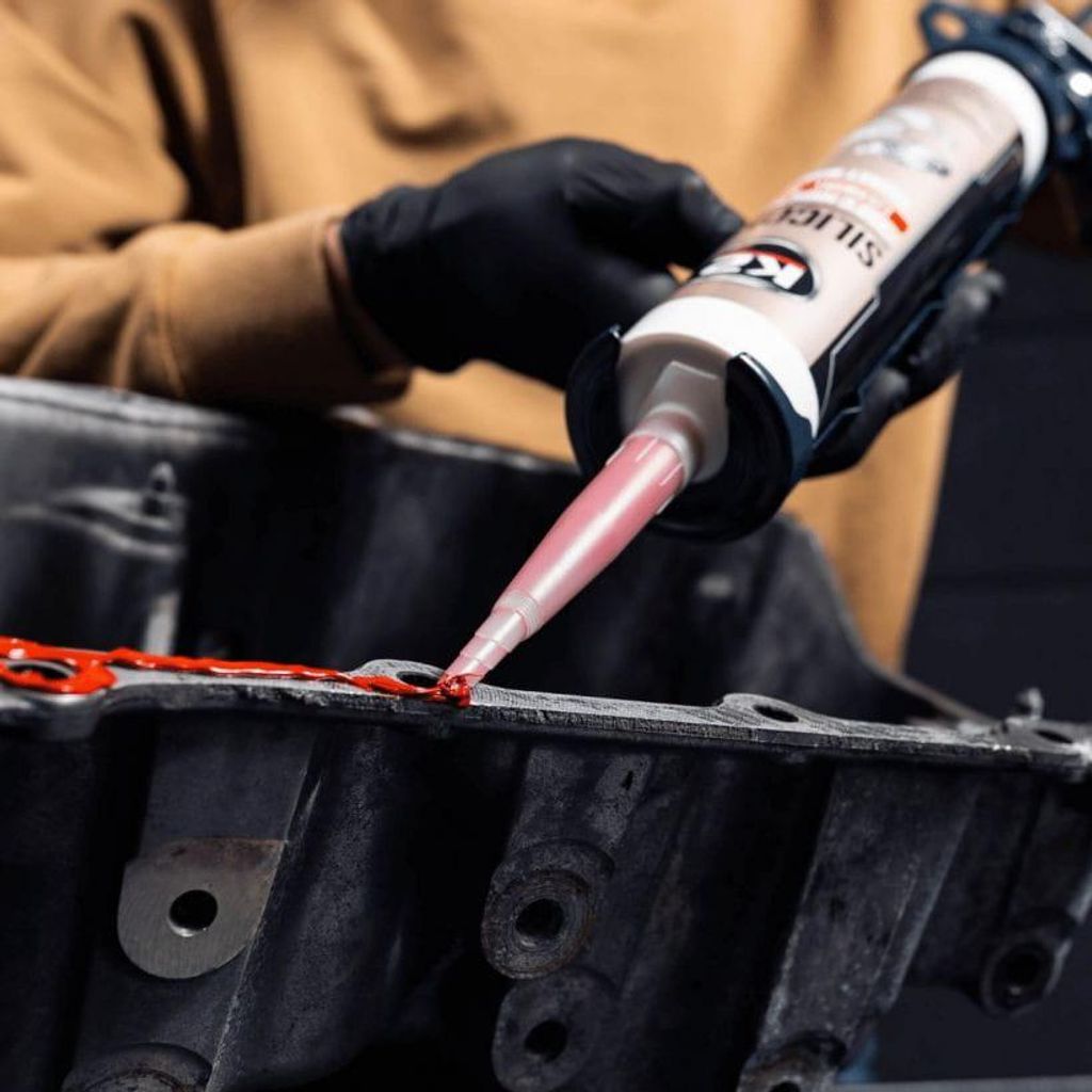 K2 ROTES SILIKON 300g Hochtemperatur +350°C Produktbild 