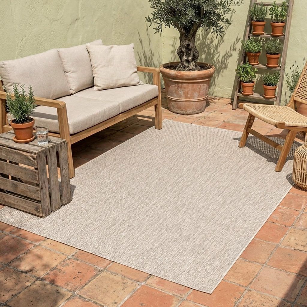 Volero - Outdoor Teppich - Costa Beige - 160x230 cm - Produktbild 