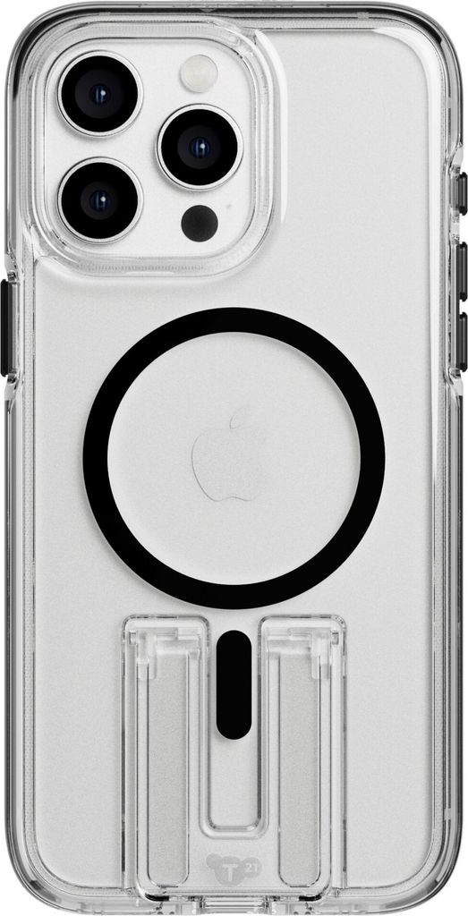 Tech21 EvoCrystal Kick Case MagSafe iP 15 Pro Max Clear/Blk