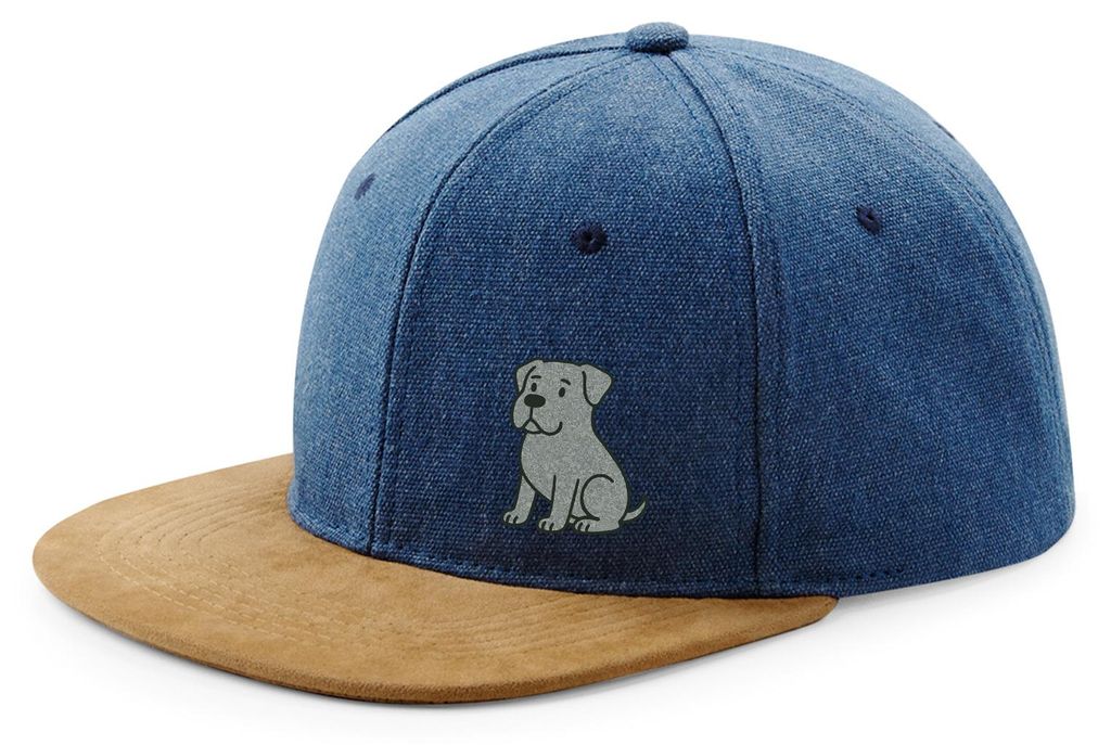 Huuraa Cappy Mütze Cane Corso Comic Corsi Denim Baumwolle und Polyester Snapback Kappe Geschenkidee