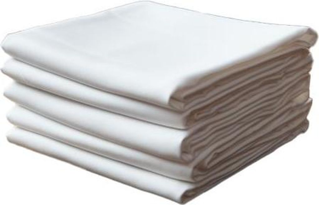 Stoffservietten Weiß 50x50 cm – zeitlose Tischservietten, Set 10 Stück, elegant & wiederverwendbar