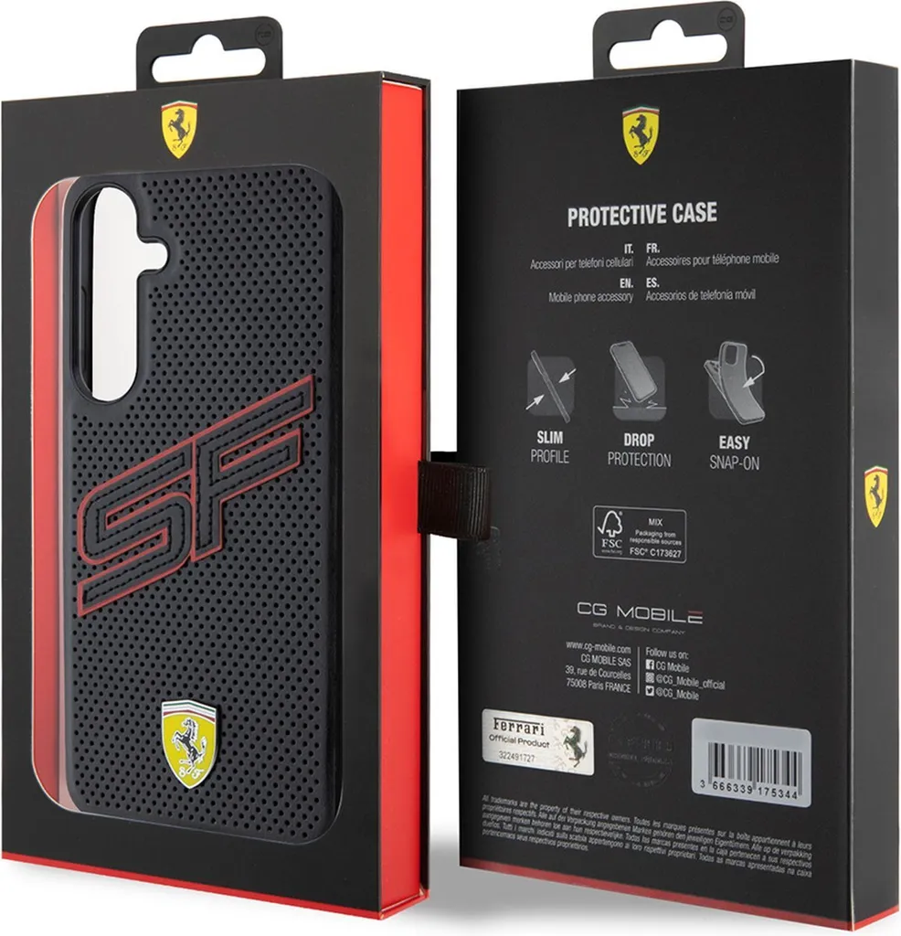 Cover Samsung S24 Ferrari Big SF Perforata: Accessorio Ufficiale - 8