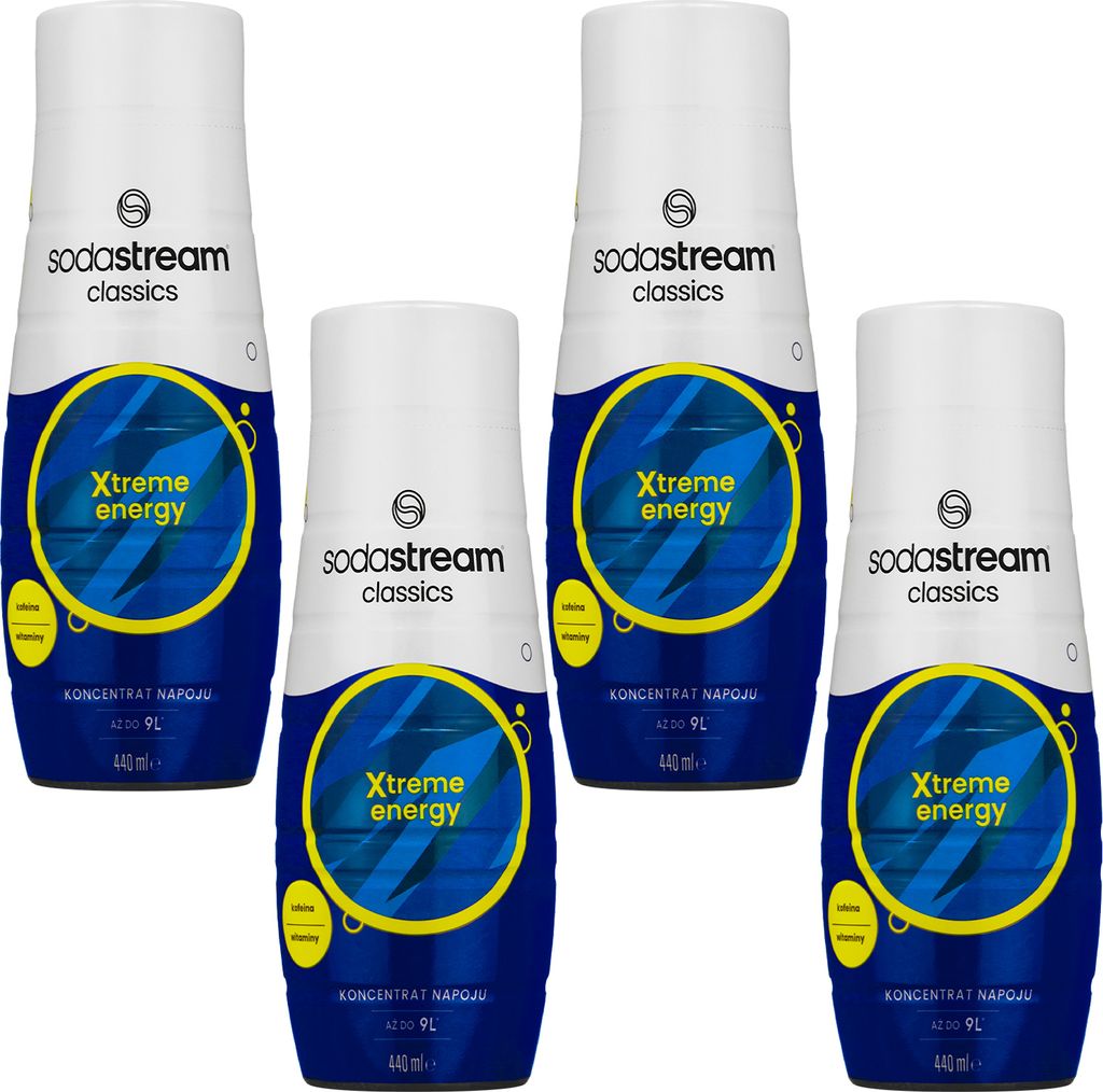 SodaStream Xtreme Energy Sirup 4x440ml Konzentrat Produktbild 