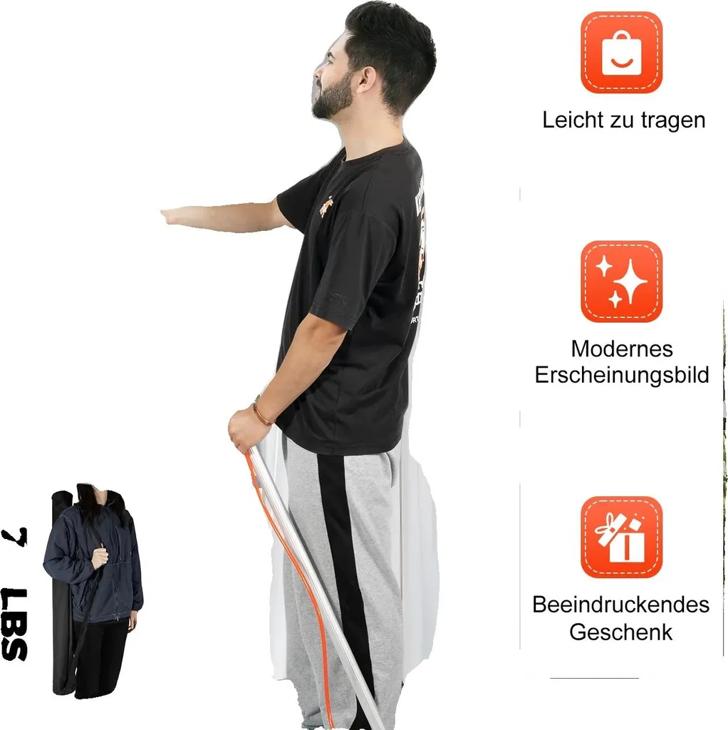Kit nettoyage vitres 24ft avec brosse rotative 180° et perche modulable