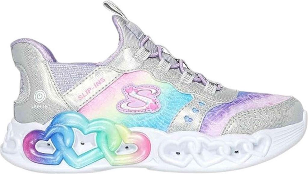 Skechers Sneakers 303755L-SMLT in Silver Synthetic/Multi Immagine del prodotto 