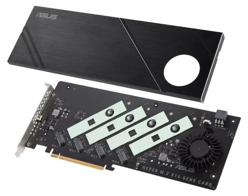 ASUS Hyper M.2 x16 Gen5 Scheda di interfaccia/adattatore Immagine del prodotto 