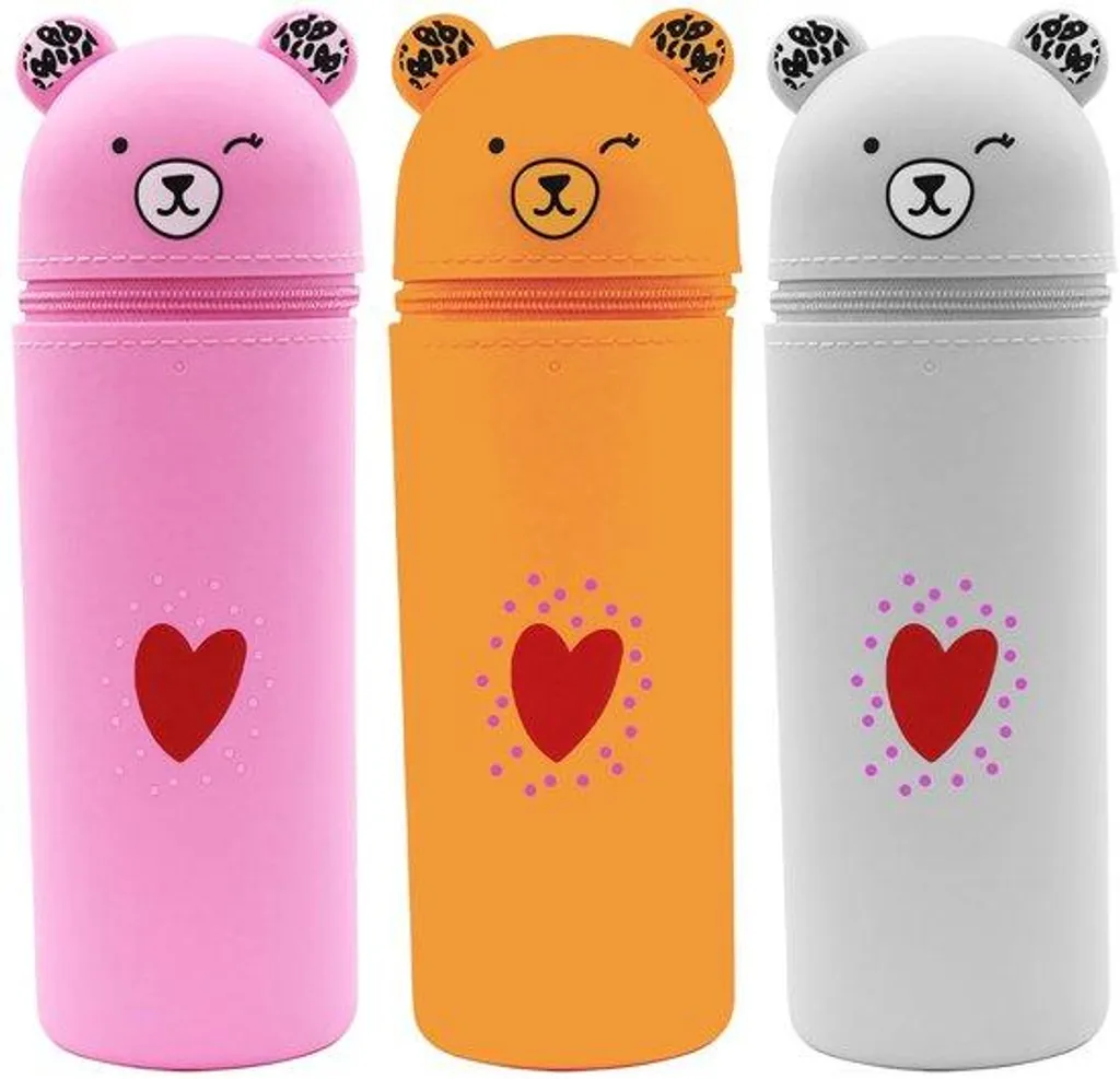 Coque de protection télescopique en silicone lot de 3 design cartoon